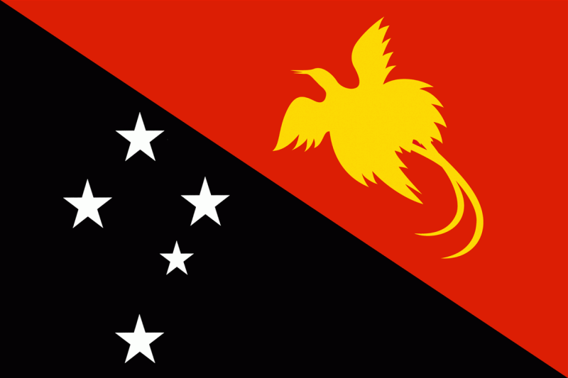 Vlajka Papua Nová Guyinea